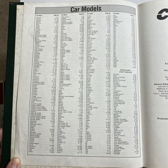 Vtg Chiltons Labor Guide Manual 1979 to 1997 Professional Technicians Edition - Picture 6 of 9